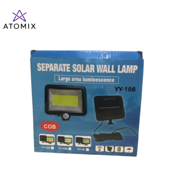 SEPARATE SOLAR WALL LAMP Large area luminescence